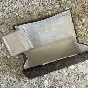 GUCCI Leather Glasses or Sunglasses Case LIKE NEW